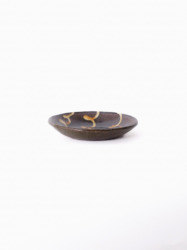 スリップウェア 丸皿 26-a1