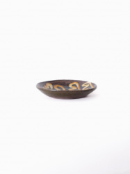 スリップウェア 丸皿 26-a3