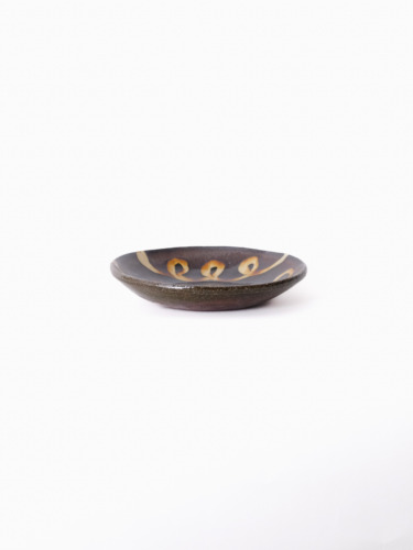 スリップウェア 丸皿 26-a5