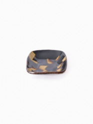 スリップウェア 長方鉢/小 26-b2