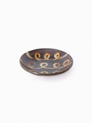 スリップウェア 丸皿 26-a5