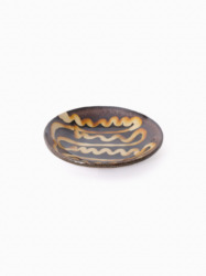 スリップウェア 丸皿 26-a3