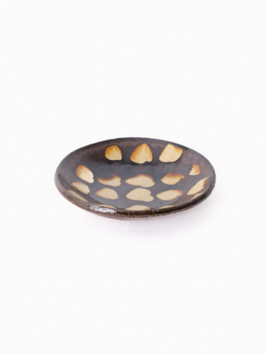 スリップウェア 丸皿 26-a4