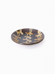 スリップウェア 丸皿 26-a2