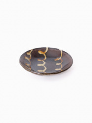 スリップウェア 丸皿 26-a1