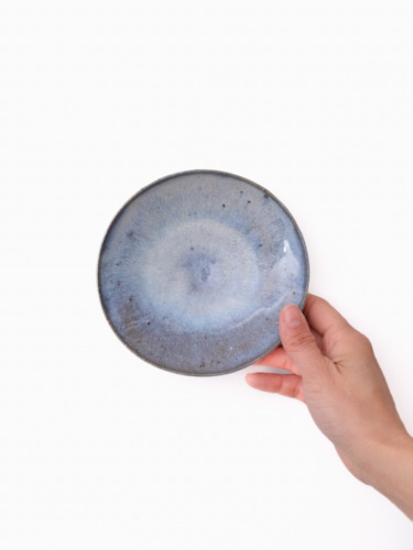 林檎灰たわみ四寸皿