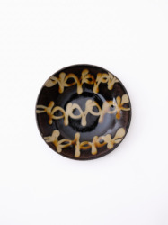 スリップウェア 丸皿 26-a2