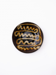 スリップウェア 丸皿 26-a3