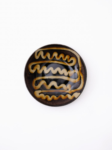 スリップウェア 丸皿 26-a3