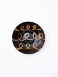 スリップウェア 丸皿 26-a5