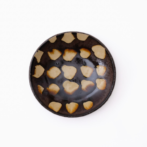 スリップウェア 丸皿 26-a4