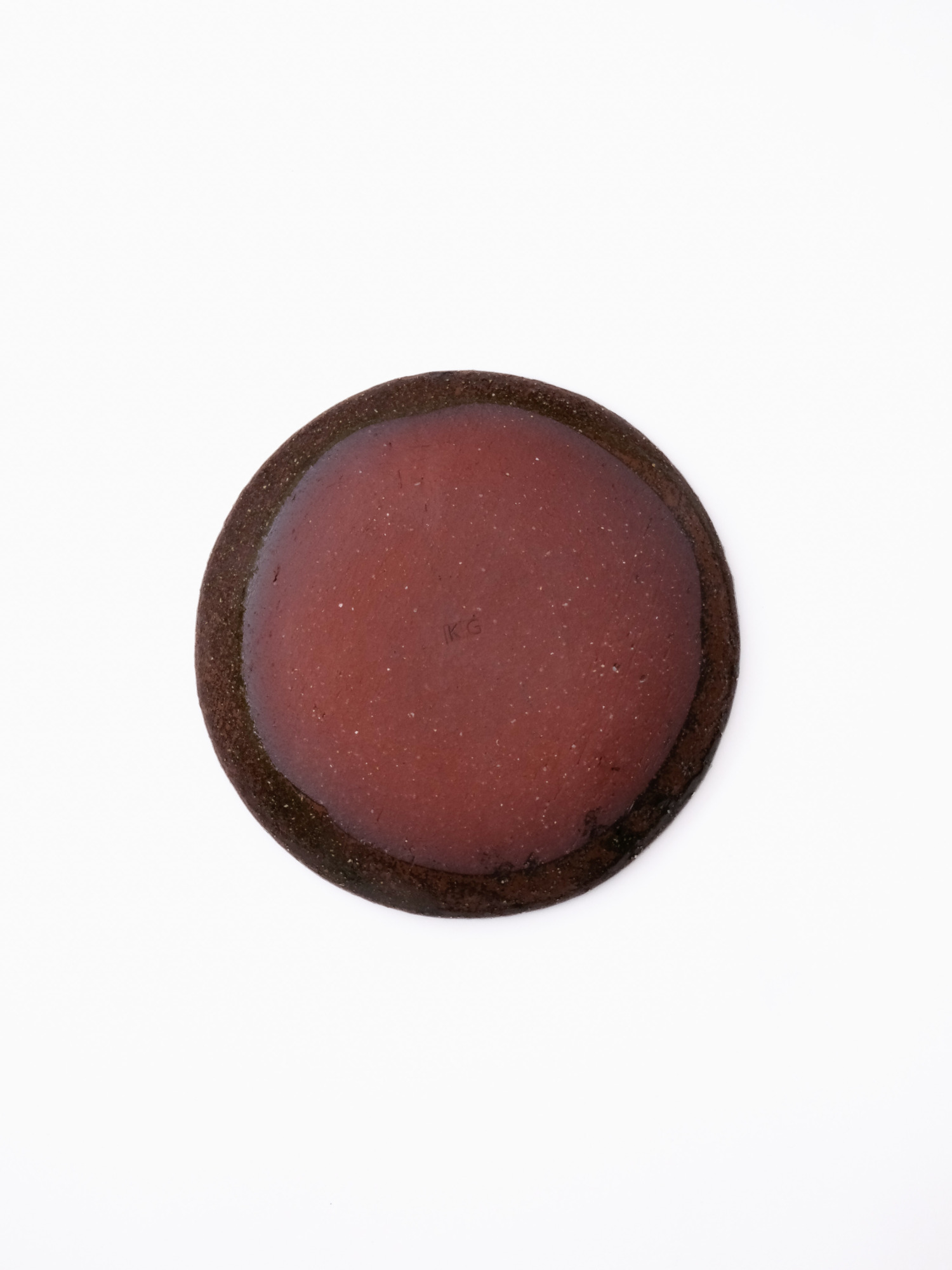 スリップウェア 丸皿 26-a4