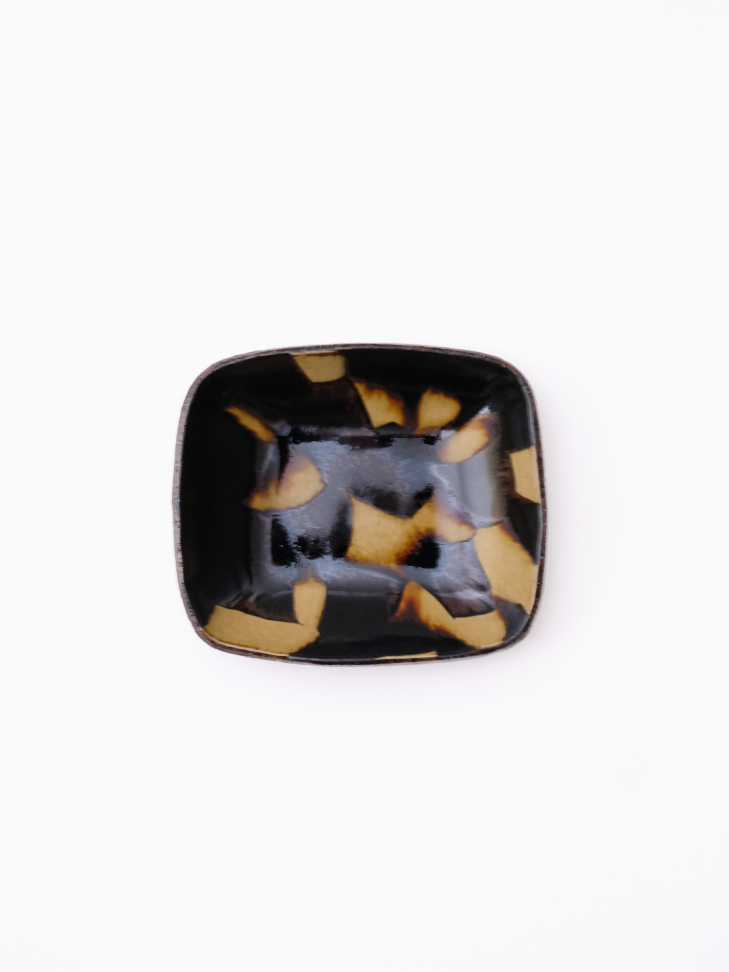 スリップウェア 長方鉢/小 26-b2