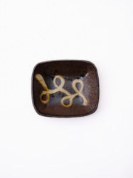 スリップウェア 長方鉢/小 26-b3