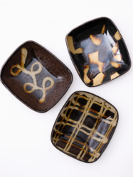 スリップウェア 長方鉢/小 26-b3