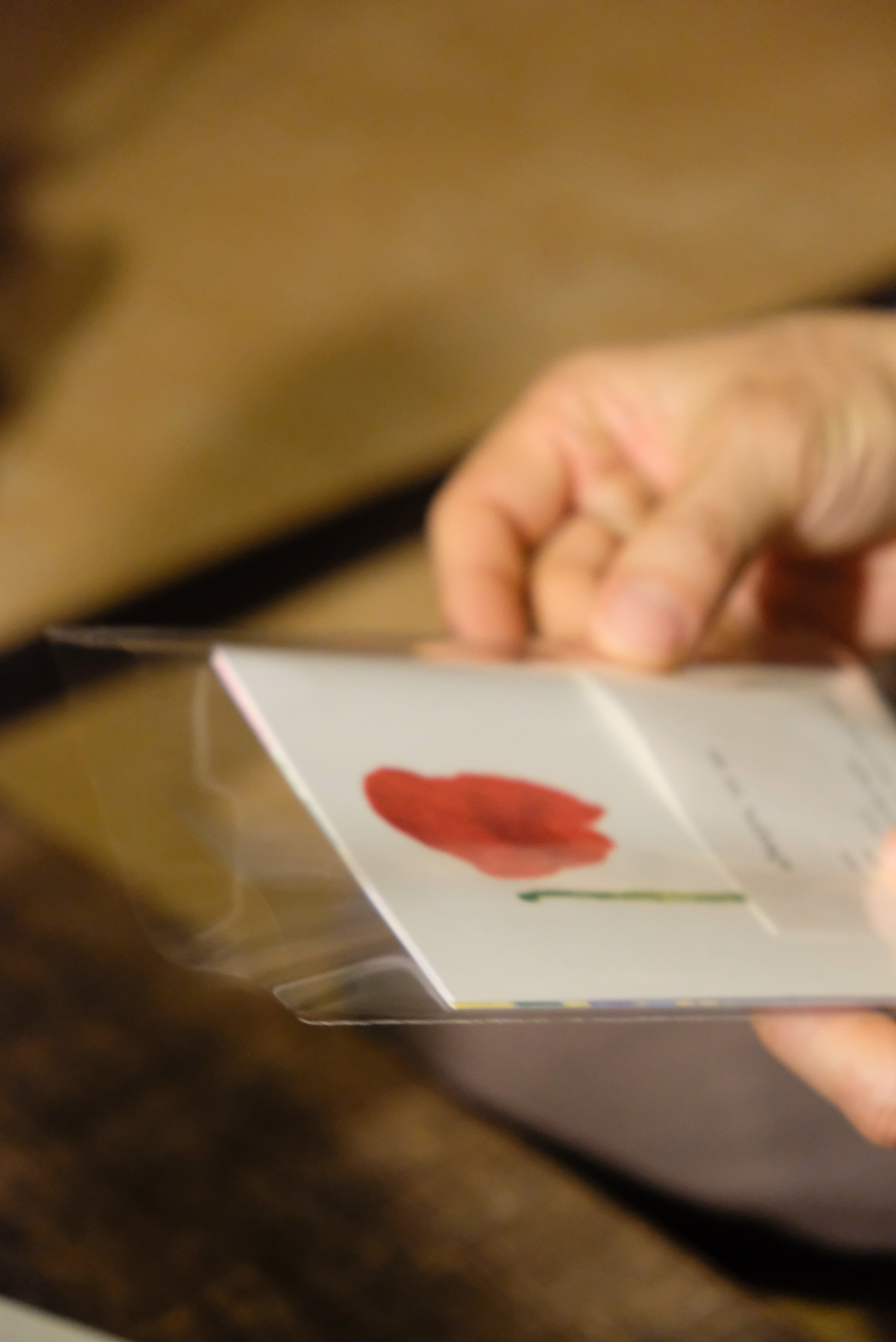 ポストカード３枚セット / あか