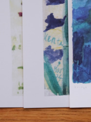 ポストカード３枚セット / あお