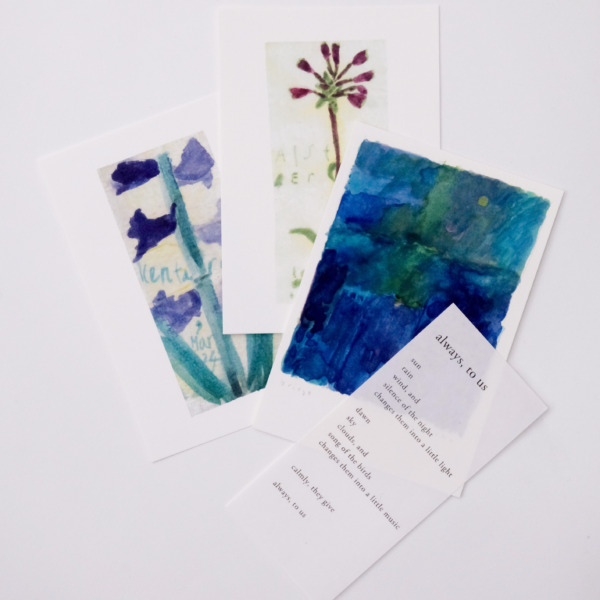 ポストカード３枚セット / あお