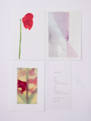 ポストカード３枚セット / あか