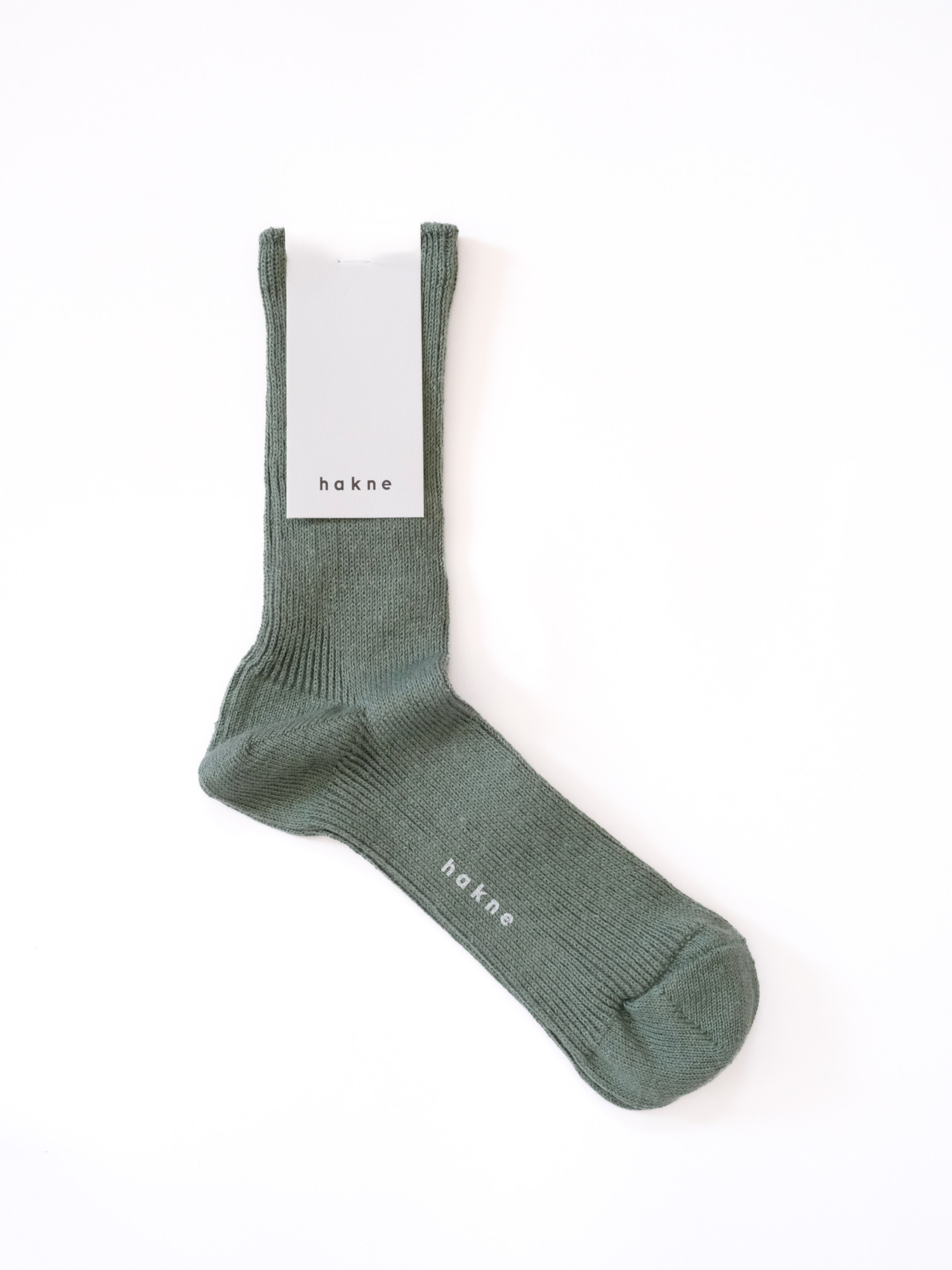 リネンリブソックス / malachite