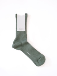 リネンリブソックス / malachite