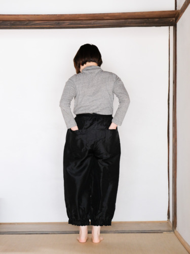 タイシルクニューカンフーパンツ / BLK