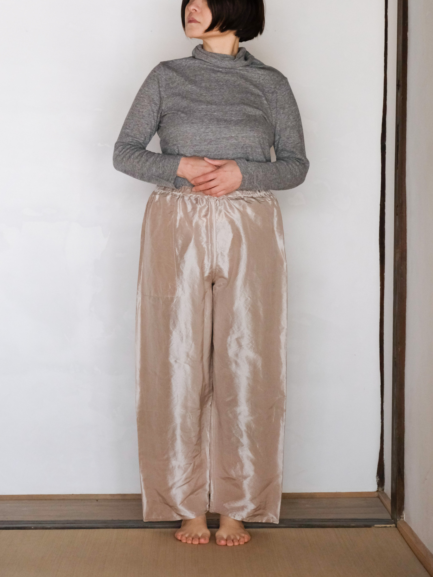 タイシルク メディテーションパンツ / BEG-26