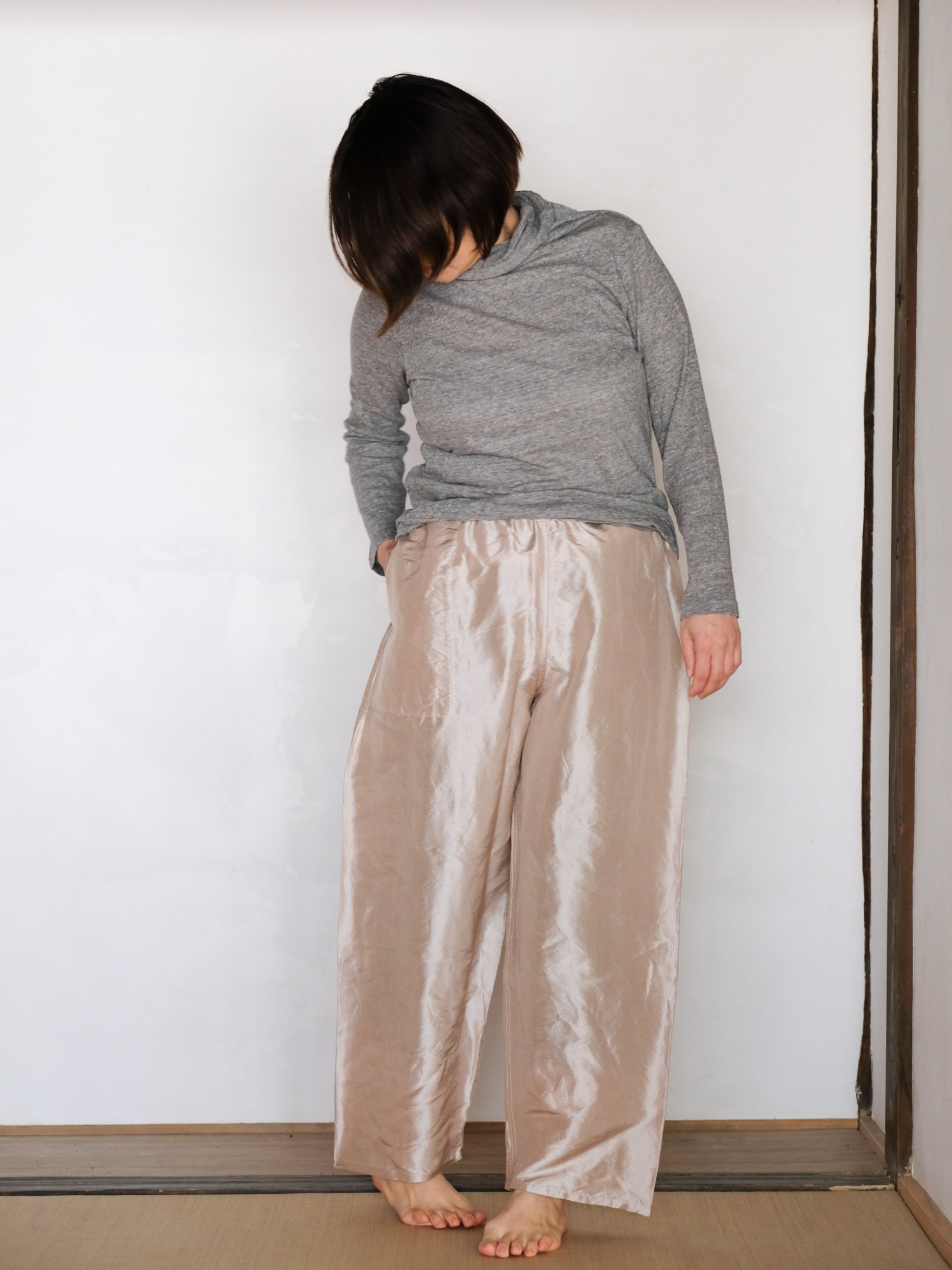 タイシルク メディテーションパンツ / BEG-26