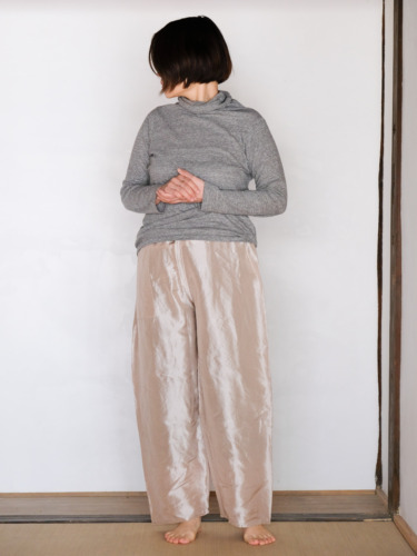 タイシルク メディテーションパンツ / BEG-26