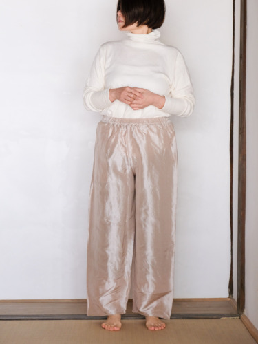 タイシルク メディテーションパンツ / BEG-26