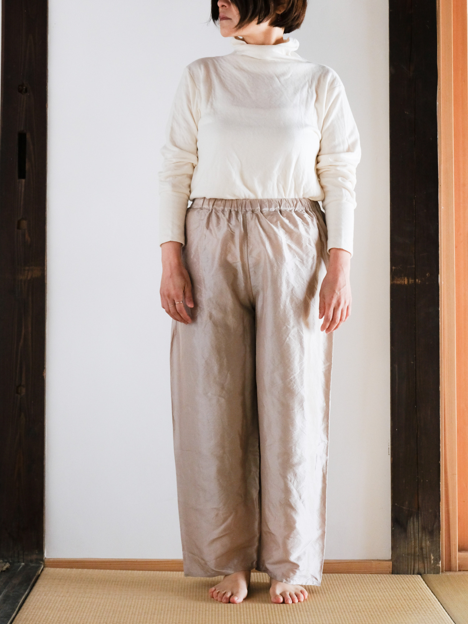 タイシルク メディテーションパンツ / BEG-26