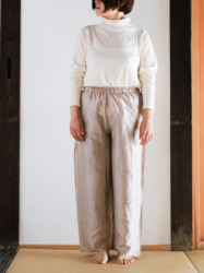 タイシルク メディテーションパンツ / BEG-26