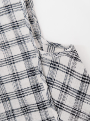 Hand Woven Sleeveless Top / Jharna Gingham