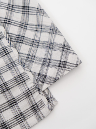 Hand Woven Sleeveless Top / Jharna Gingham