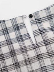 Hand Woven Sleeveless Top / Jharna Gingham