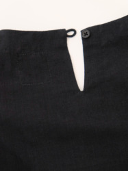 Hand Woven Sleeveless Top / Black